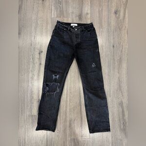 Abercrombie & Fitch Women's Black Boyfriend Jeans